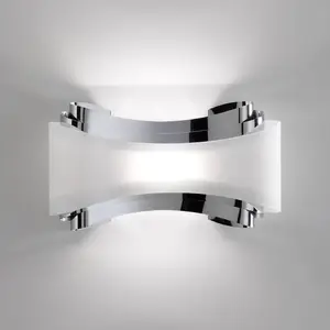 Selène Applique LED Ionica avec cache en verre, chromé pas cher