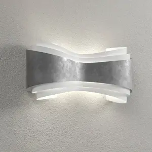 Selene illuminazione Ionic Applique 22 W, Feuille argentVendu parluminaire