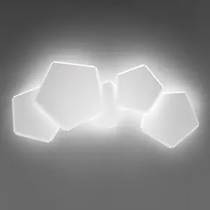 Selène Applique LED Pleiadi en blanc, à 5 lampesVendu parluminaire