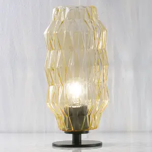 Selène Lampe à poser Origami, ambre pas cher