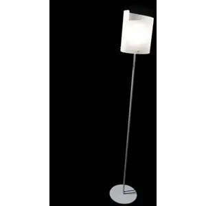Selène Lampe sur pied Papiro, satiné pas cher