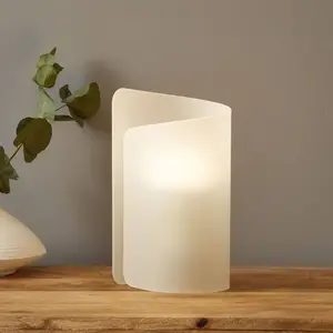 Selène Lampe à poser Papiro, satiné pas cher