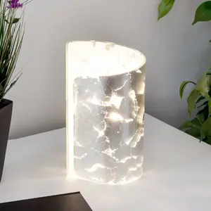 Selene Illuminazione Selène Lampe à poser Papiro, argenté pas cher
