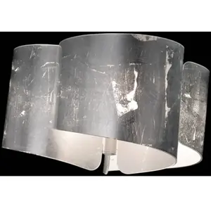Selene Illuminazione Selène Plafonnier Papiro, à 3 lampes, argentéVendu parluminaire