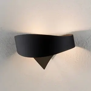 Selène Applique murale design noire Scudo pas cher