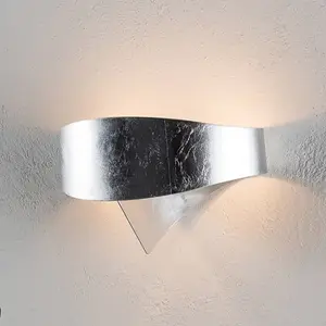 Selène Applique murale design argentée Scudo pas cher