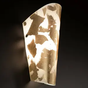 Selene Illuminazione Selène Agréable applique murale Bloom blanc-feuille-d'orVendu parluminaire