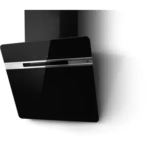 Turboair - hotte décorative inclinée 60cm 625m3h noir prf0107819 - 28921 pas cher