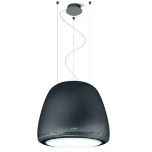 Elica - hotte décorative îlot 50cm 53db 460m³h noir prf0098361 - èdith PRF0098361 pas cher