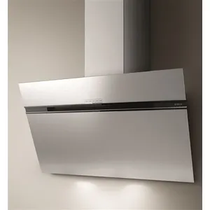 Comparateur de prix : Elica - Hotte décorative inclinée 90cm 735m3/h inox stripe ix/a/90/lx