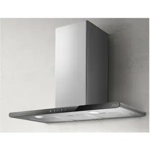 ELICA hotte murale GALAXY (Noir - Acier Inox et verre) pas cher