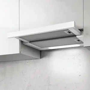 Comparateur de prix : Elica - hotte téléscopique 90cm 65db 336m3/h silver - 14luxgrix/a/90 TU