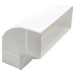 Elica Kit d'évacuation kit0121005 raccord vertical courbe 90° UBD-KIT0121005 pas cher