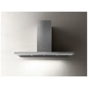 Hotte décorative murale 120cm 54db 410m3/h inox - PRF0144972 - ELICA pas cher