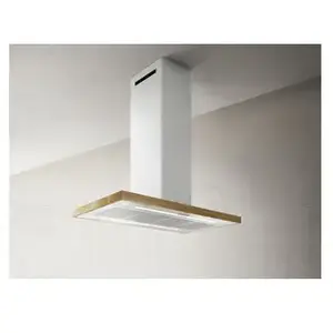 ELICA Hotte decorative ilot Bio Island WH, 120cm, 720 m3/h, Prise USB pas cher
