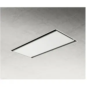 Comparateur de prix : ELICA hotte au plafond ILLUSION (H 16 cm, blanc avec la cadre en blanc - Acier)