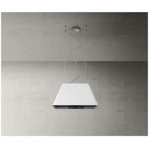 ELICA hotte à suspension IKONA LIGHT (Blanc - Acier) pas cher