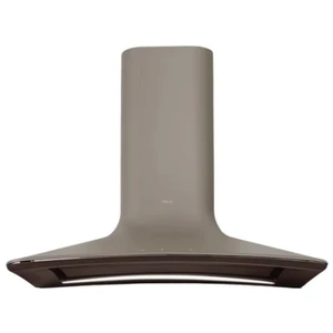 Hotte Décorative Murale Elica Sweet Taupe/a/85 + Cheminée Prf0201746 pas cher