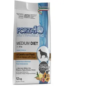 12 kg FORZA10 Medium Diet cheval, petits pois - Croquettes pour chien pas cher