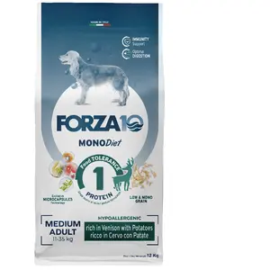 12 kg Forza 10 Medium Diet gibier, pommes de terre - Croquettes pour chien pas cher
