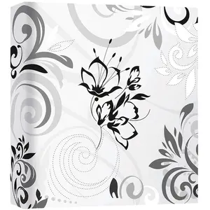 ZEP - Umbria White Bookbound 30x30 30 black Pages EBB30WH pas cher