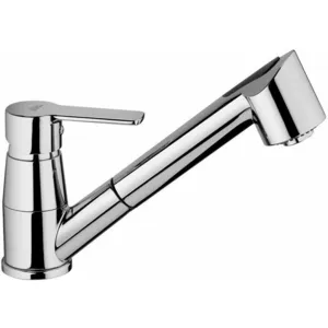 Paffoni - Mélangeur d'évier de cuisine avec douche extractible Red RED183CR ChroméVendu paramazon