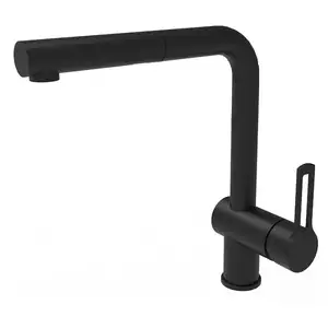 PAFFONI Mitigeur d'évier de cuisine noir mat avec douchette extractible Paffon... pas cher