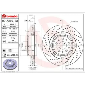 Comparateur de prix : Disque de frein 09A29933 Brembo 09A29933