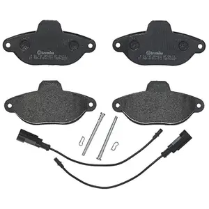 Comparateur de prix : Brembo Jeu de 4 plaquettes de frein, Essieu avant, par ex. pour Fiat, Ford