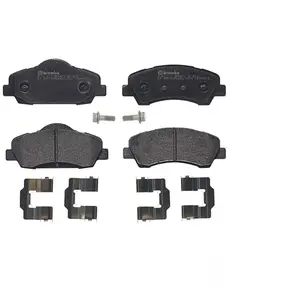 Brembo Jeu de 4 plaquettes de frein, Essieu avant, par ex. pour Citroën, Peugeot pas cher