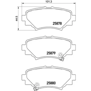 Kit de plaquettes de frein, frein à disque P 49 049 Brembo P49049 pas cher
