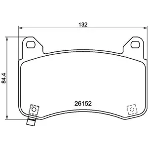 BREMBO Plaquettes de frein X4 pour TESLA: Model 3, Model Y (Ref: P 09 029) pas cher