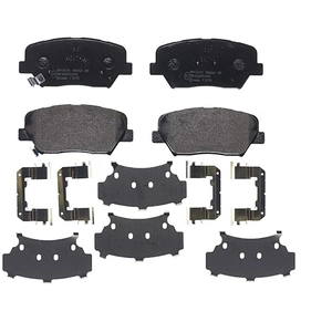 Comparateur de prix : Brembo Jeu de 4 plaquettes de frein, Essieu avant, par ex. pour Hyundai, KIA