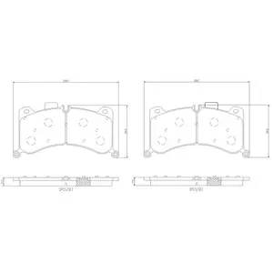 BREMBO Plaquettes de frein X4 pour AUDI: Q8, e-tron (Ref: P 85 183) pas cher