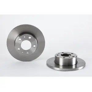 Brembo Jeu de 2 disques de frein, plein, Essieu arrière, par ex. pour Iveco
