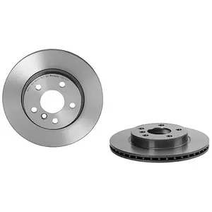 Jeu de 2 disques de frein vernis BREMBO 09.D208.11 - Réf. 1393844 pas cher