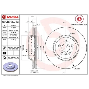 Comparateur de prix : Disque de frein TWO-PIECE DISCS LINE 09.D905.13 Brembo 09.D905.13