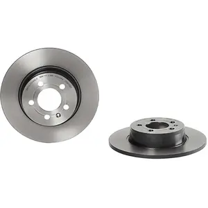 Brembo Jeu de 2 disques de frein, plein, Essieu arrière, par ex. pour Audi pas cher