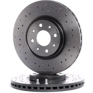 Jeu de 2 disques de frein Xtra BREMBO 09.5180.3X - Réf. 09.5180.3X pas cher