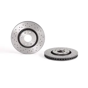 Jeu de 2 disques de frein Xtra BREMBO 09.9619.1X - Réf. 1394296