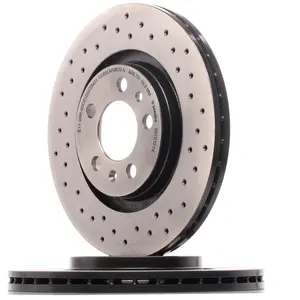 Jeu de 2 disques de frein Xtra BREMBO 09.7012.1X - Réf. 1394087 pas cher