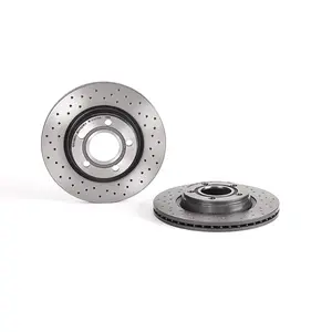 Jeu de 2 disques de frein Xtra BREMBO 09.7196.1X - Réf. 1394097 pas cher