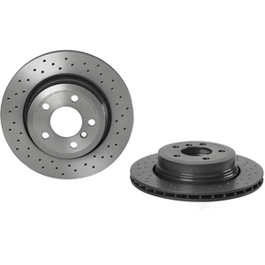 Jeu de 2 disques de frein Xtra BREMBO 09.9573.1X - Réf. 1394274 pas cher
