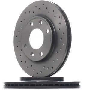 Jeu de 2 disques de frein Xtra BREMBO 09.5196.1X - Réf. 1393955 pas cher