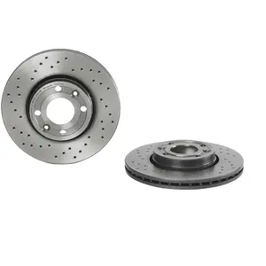 Jeu de 2 disques de frein Xtra BREMBO 09.9078.1X - Réf. 1394219 pas cher