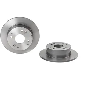 Brembo Jeu de 2 disques de frein, plein, Essieu arrière, par ex. pour Honda pas cher