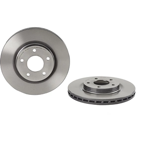 Jeu de 2 disques de frein vernis BREMBO 09.A637.11 - Réf. 1393671