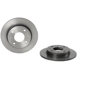Brembo Disque de frein, plein, Essieu arrière, par ex. pour Mitsubishi, Smart pas cher