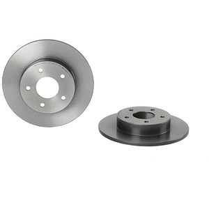 Brembo Jeu de 2 disques de frein, plein, Essieu arrière, par ex. pour Nissan pas cher