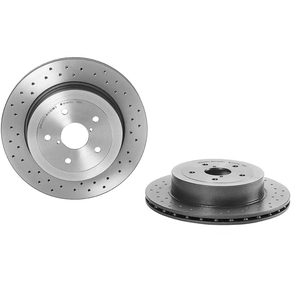 Jeu de 2 disques de frein Xtra BREMBO 09.7813.2X - Réf. 09.7813.2X pas cher